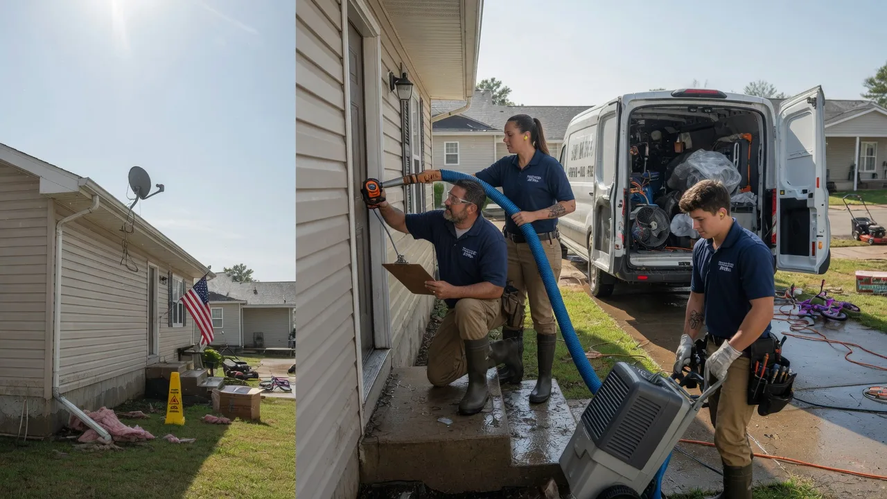 Ceiling Water Damage Restoration in Gallitzin, PA near me